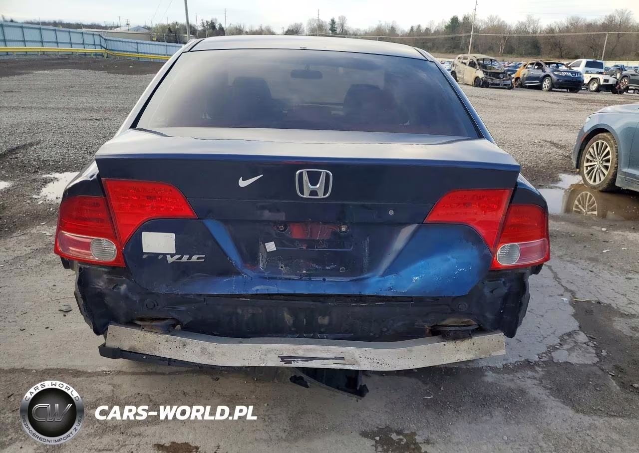 2007 Honda Civic Lx VIN:1HGFA16567L047043 - 6