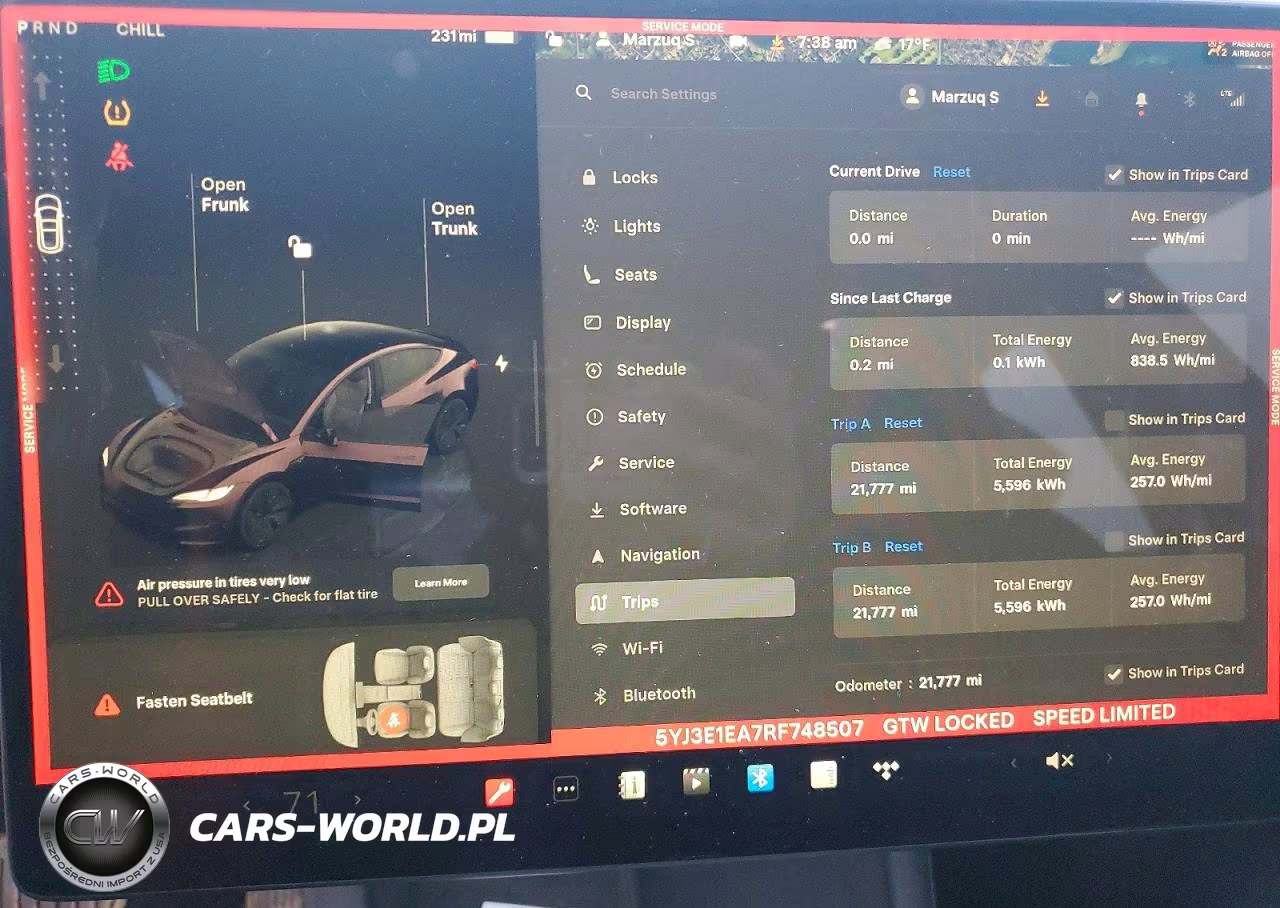 2024 Tesla Model 3 VIN:5YJ3E1EA7RF748507 - 9