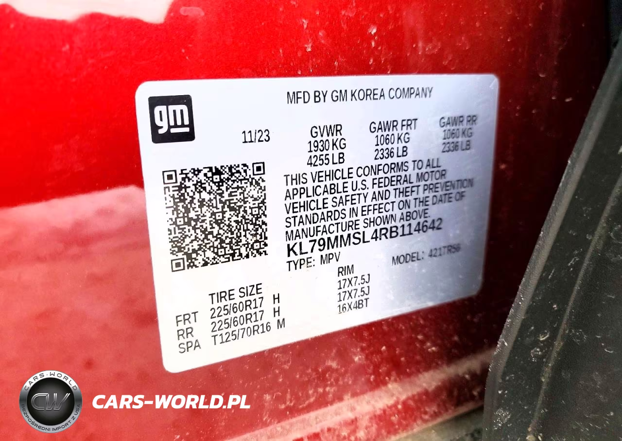 2024 Chevrolet Trailblazer Ls VIN:KL79MMSL4RB114642 - 14