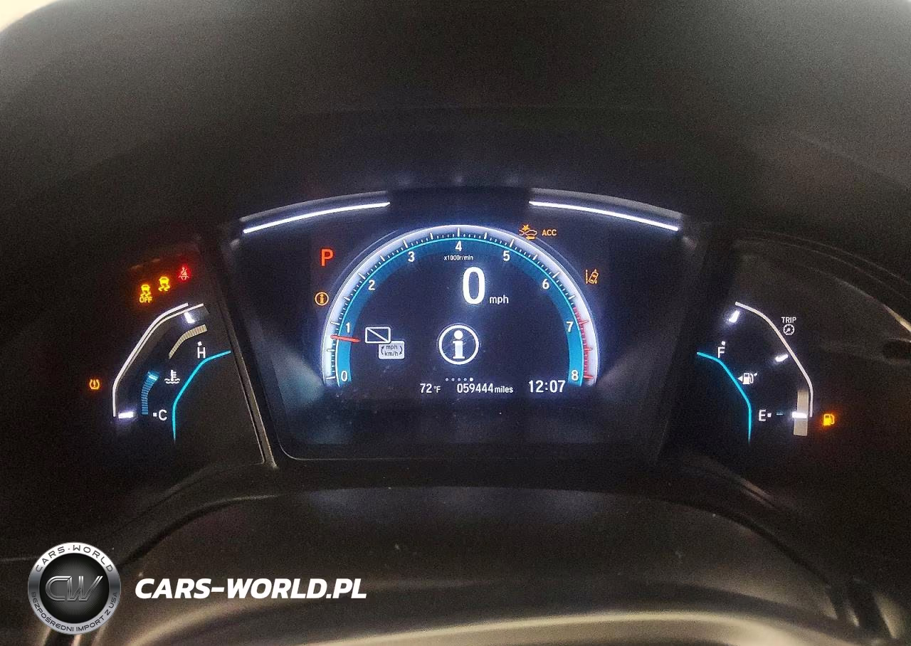 2019 Honda Civic Lx VIN:2HGFC2F62KH509256 - 9