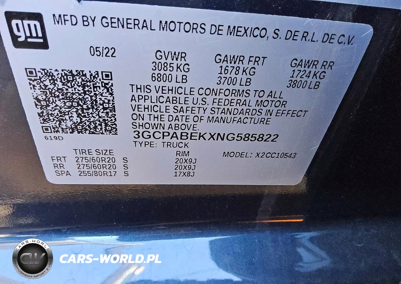 2022 Chevrolet Silverado C1500 Custom VIN:3GCPABEKXNG585822 - 12