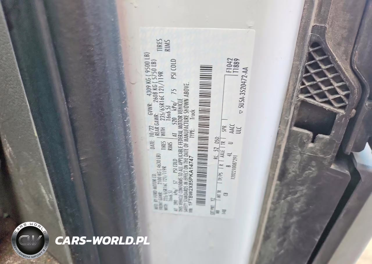 2023 Ford Transit T-350 Refrigerated Delivery Van VIN:1FTBW2X85PKA14747 - 12
