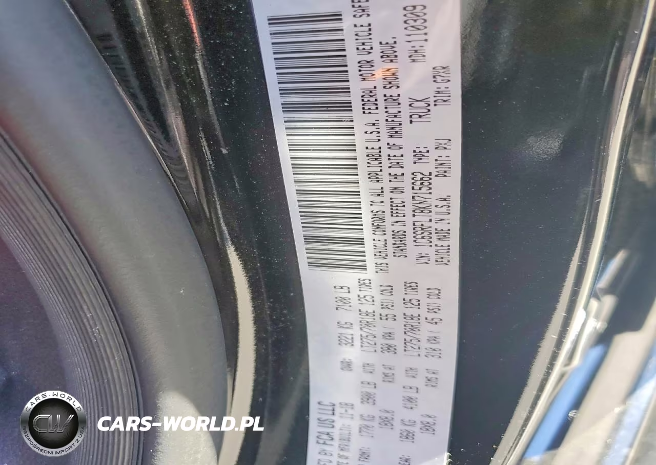 2019 Ram 1500 Rebel VIN:1C6SRFLT8KN715662 - 12