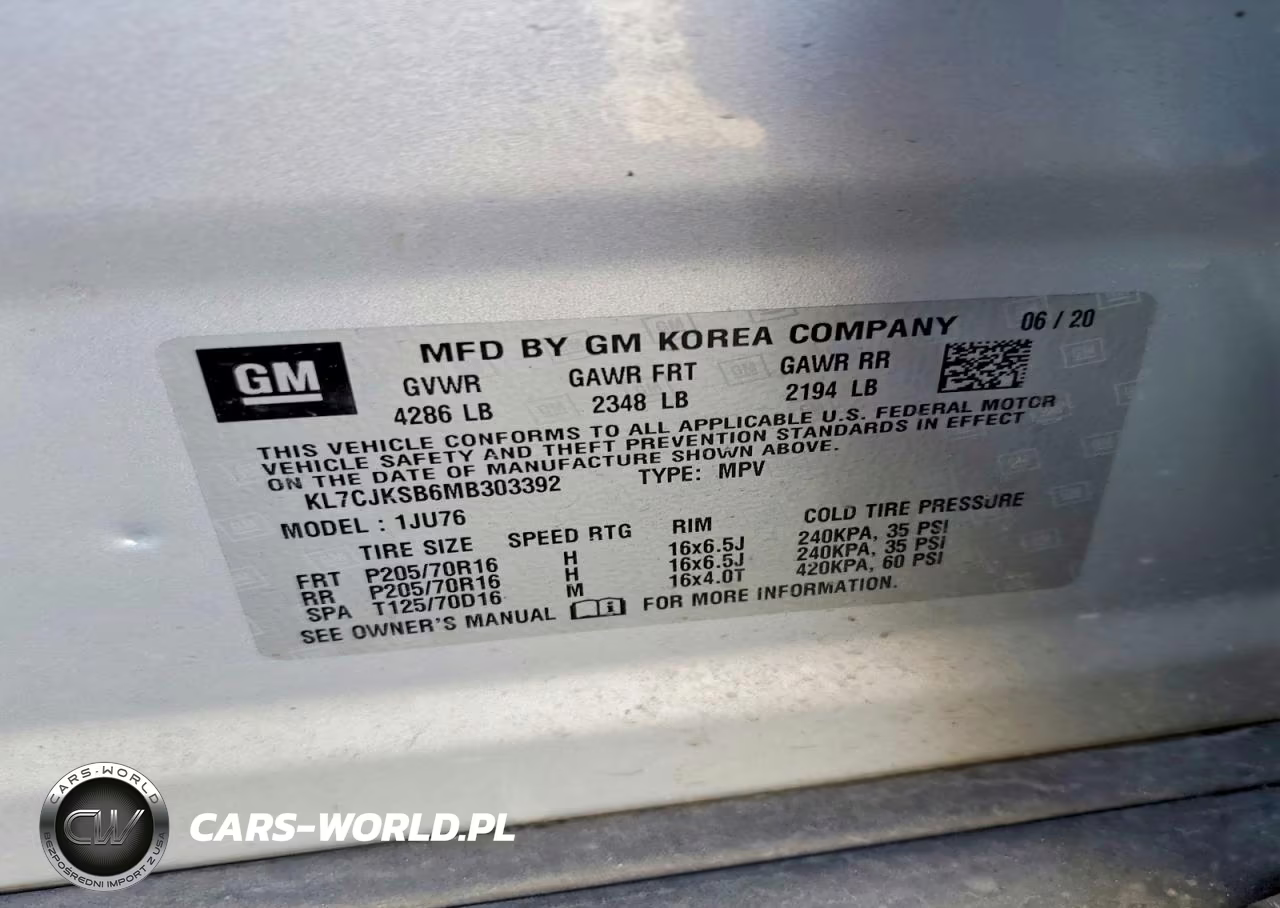 2021 Chevrolet Trax VIN:KL7CJKSB6MB303392 - 13