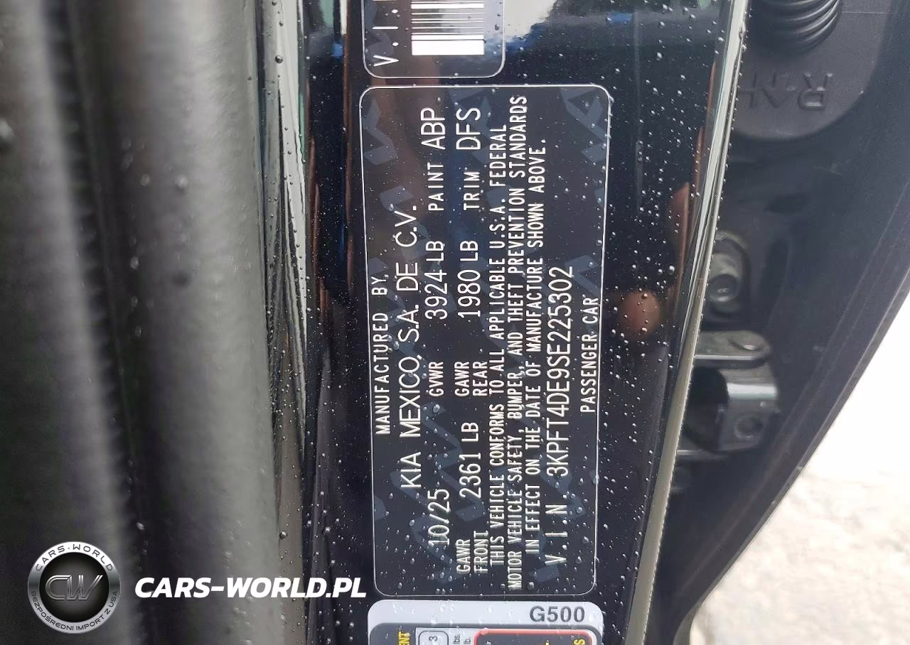 2025 Kia K4 Lxs VIN:3KPFT4DE9SE225302 - 12