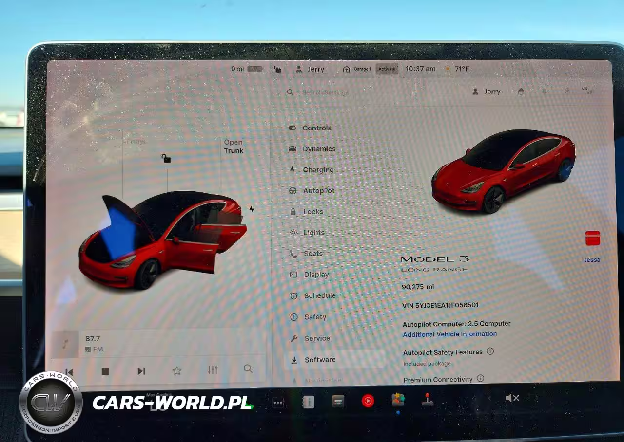 2018 Tesla Model 3 VIN:5YJ3E1EA1JF058501 - 9