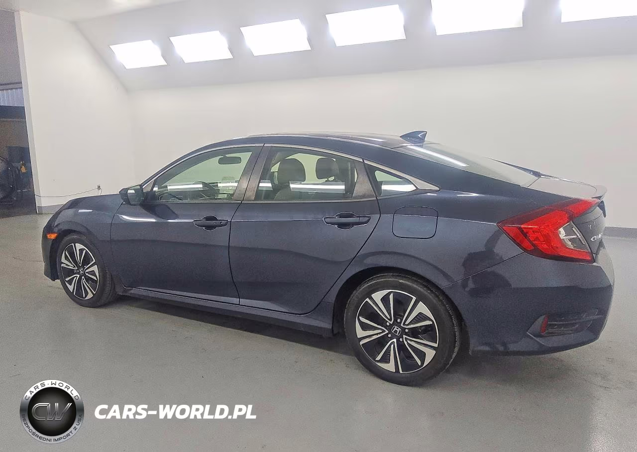 2018 Honda Civic Ex VIN:JHMFC1F31JX009693 - 2