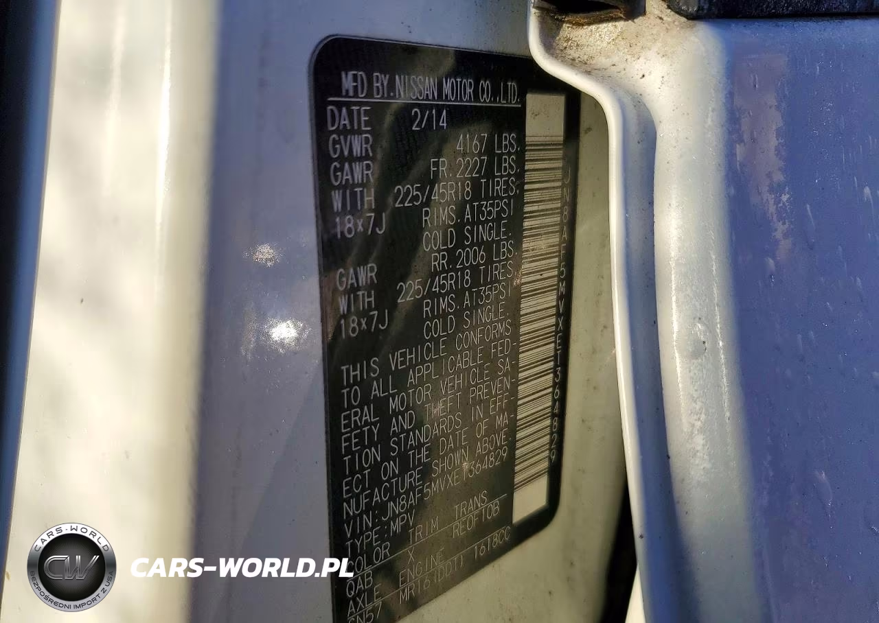 2014 Nissan Juke S VIN:JN8AF5MVXET364829 - 14