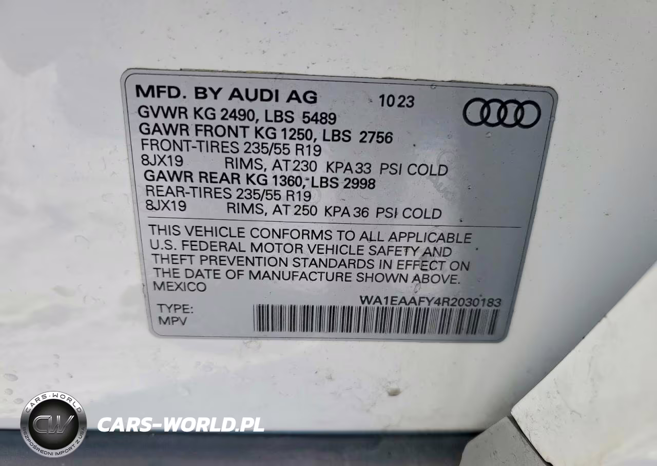 2024 Audi Q5 Premium Plus 45 VIN:WA1EAAFY4R2030183 - 14