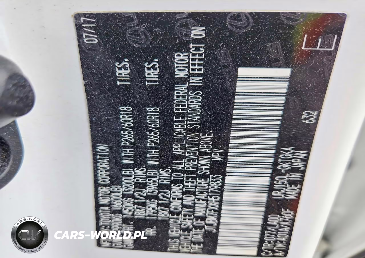 2017 Lexus Gx 460 VIN:JTJBM7FXXH5179833 - 13