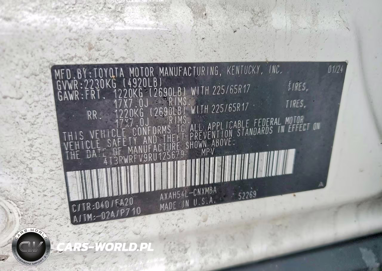 2024 Toyota Rav4 Hybrid Xle VIN:4T3RWRFV9RU125679 - 13