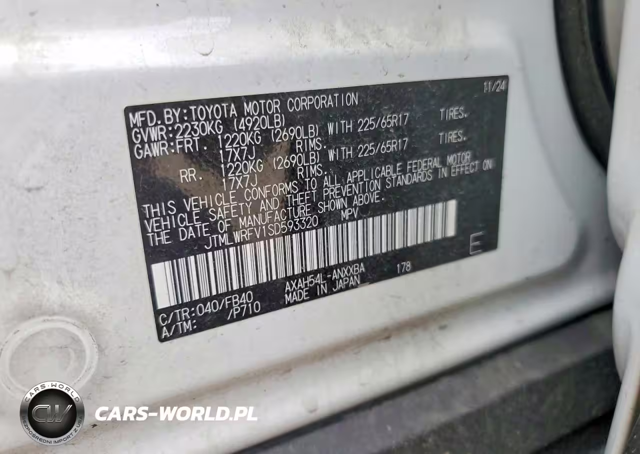 2025 Toyota Rav4 Le VIN:JTMLWRFV1SD593320 - 12