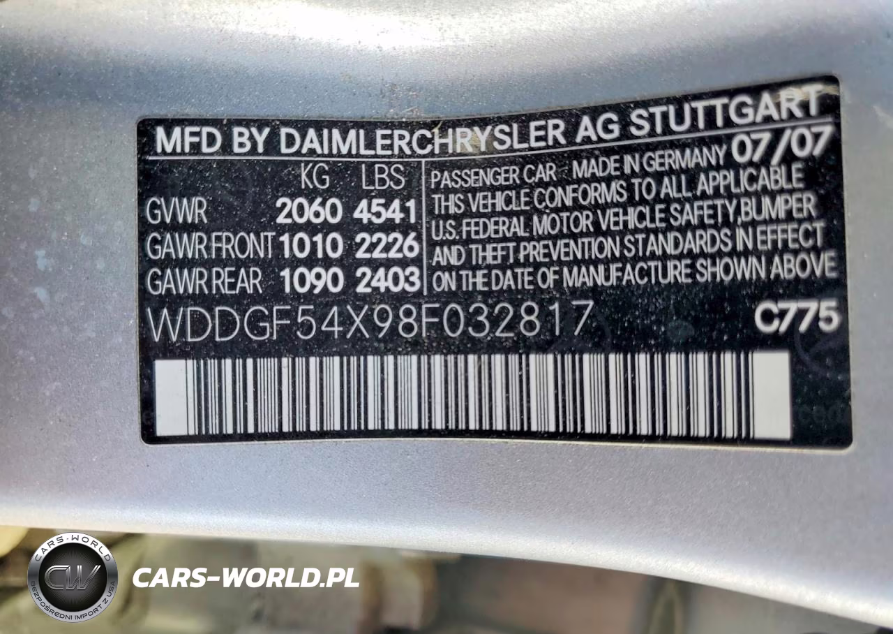 2008 Mercedes-Benz C-Class VIN:WDDGF54X98F032817 - 12