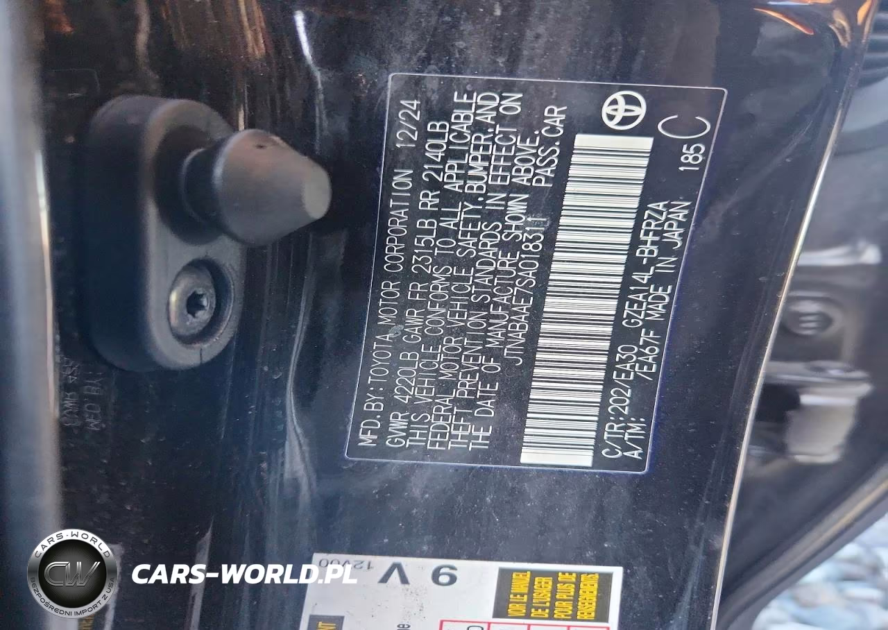 2025 Toyota Gr Corolla Core VIN:JTNABAAE7SA018311 - 12