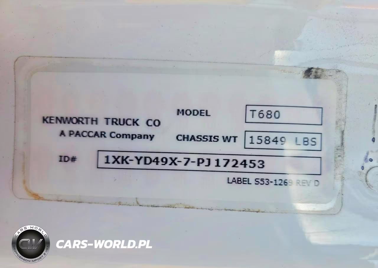 2023 Kenworth T680 Semi Truck VIN:1XKYD49X7PJ172453 - 10