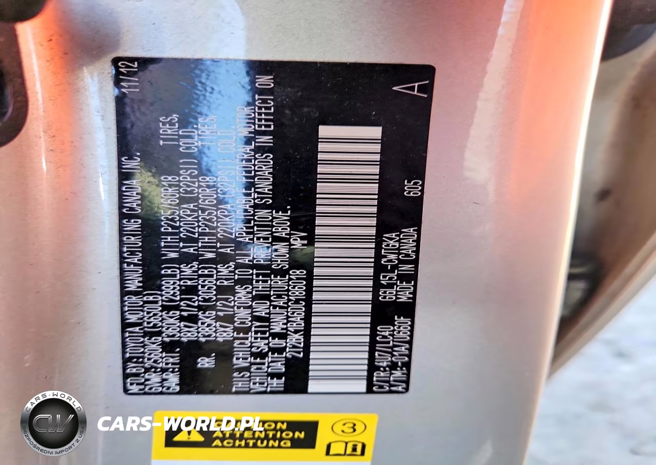 2013 Lexus Rx 350 Base VIN:2T2BK1BA6DC186018 - 13