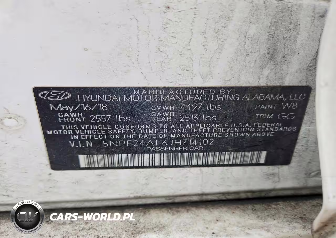 2018 Hyundai Sonata Se VIN:5NPE24AF6JH714102 - 12