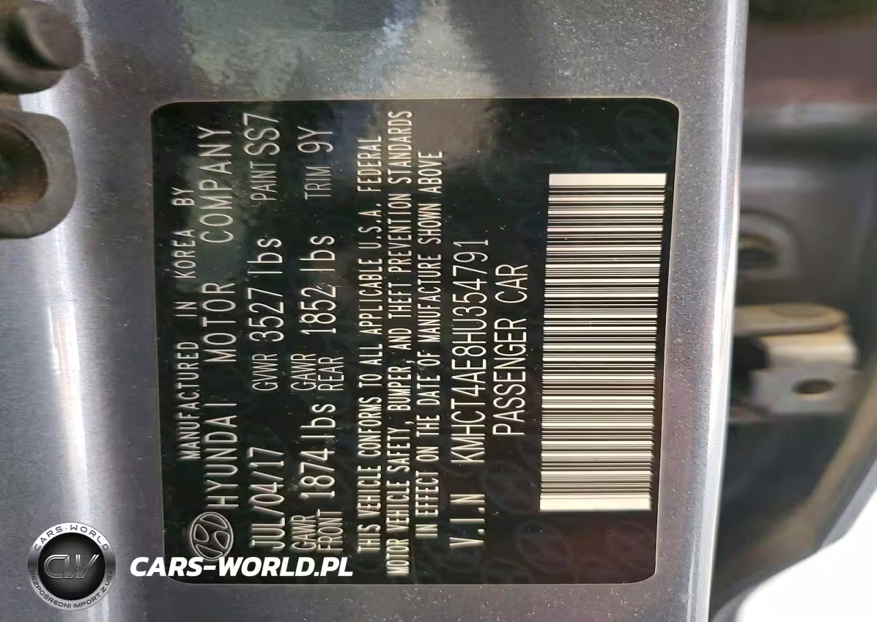 2017 Hyundai Accent Se VIN:KMHCT4AE8HU354791 - 12