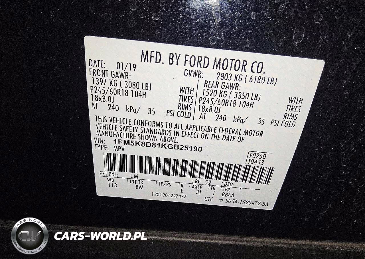 2019 Ford Explorer Xlt VIN:1FM5K8D81KGB25190 - 13