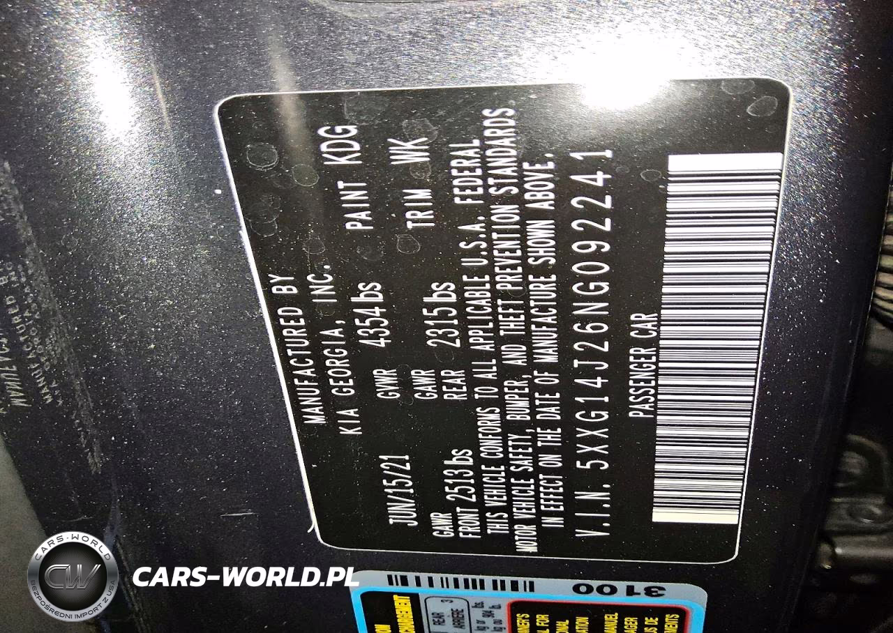 2022 Kia K5 Lxs VIN:5XXG14J26NG092241 - 12