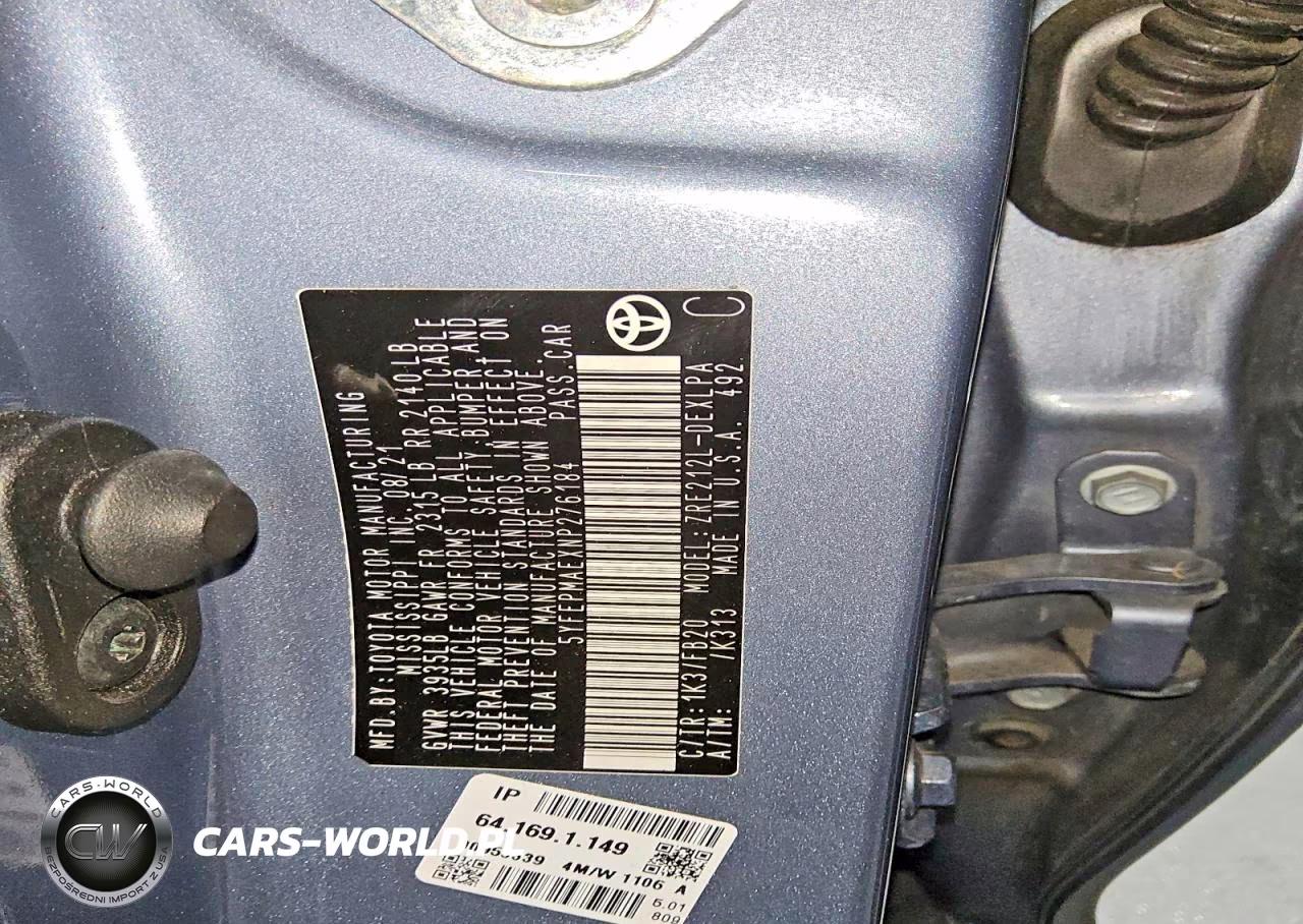 2022 Toyota Corolla Le VIN:5YFEPMAEXNP276184 - 13
