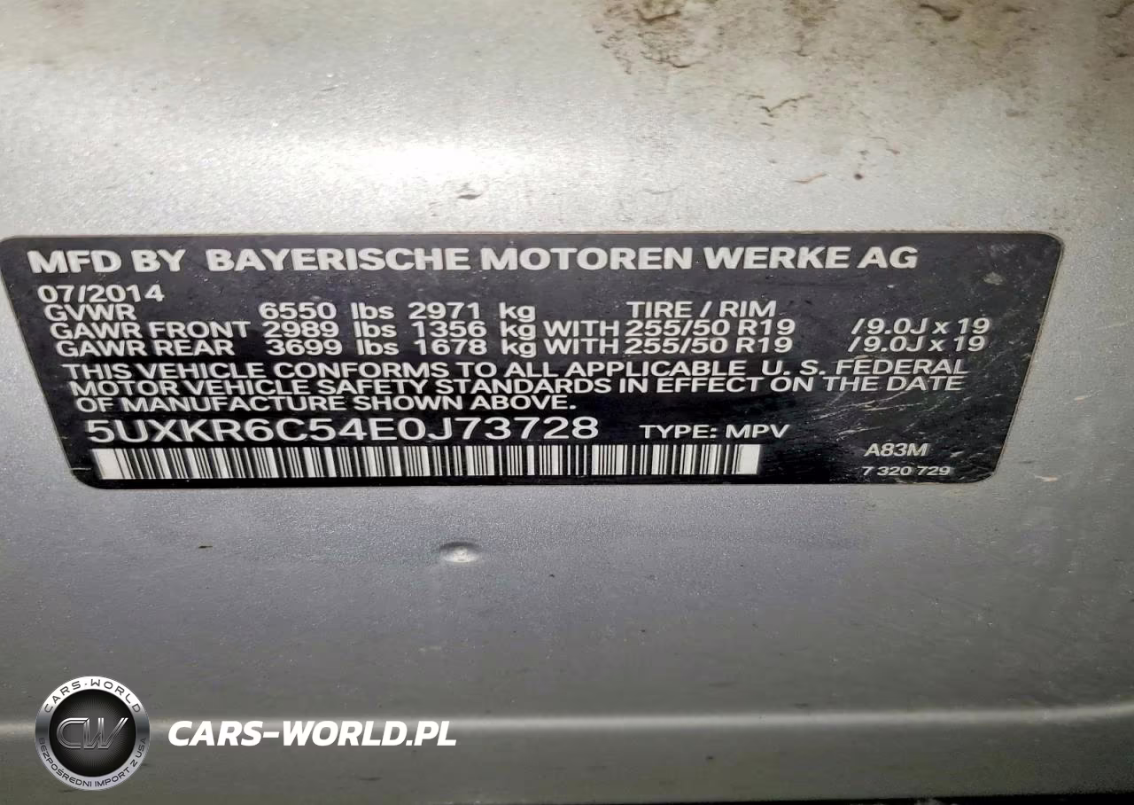 2014 BMW X5 xDrive50I VIN:5UXKR6C54E0J73728 - 13