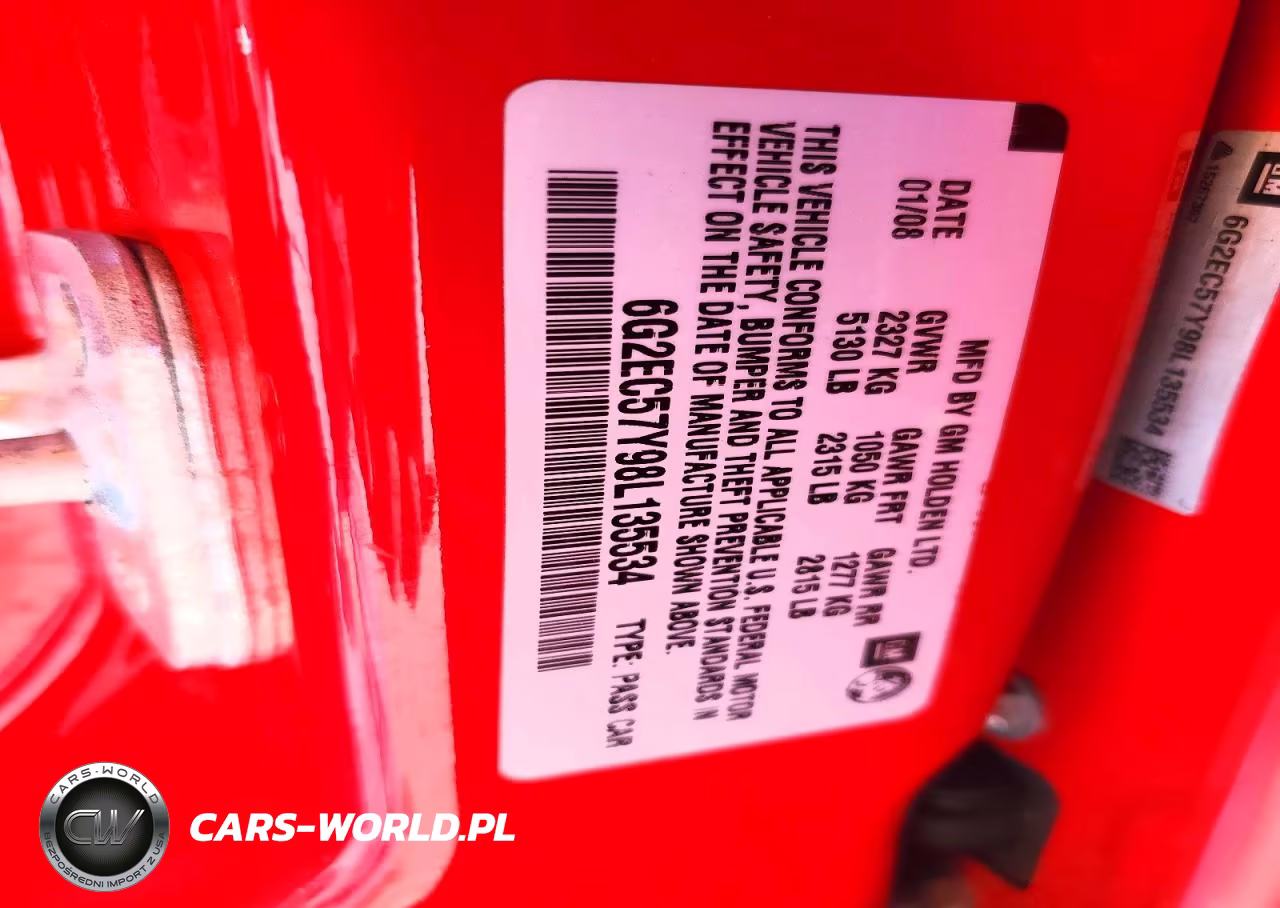 2008 Pontiac G8 Gt VIN:6G2EC57Y98L135534 - 13