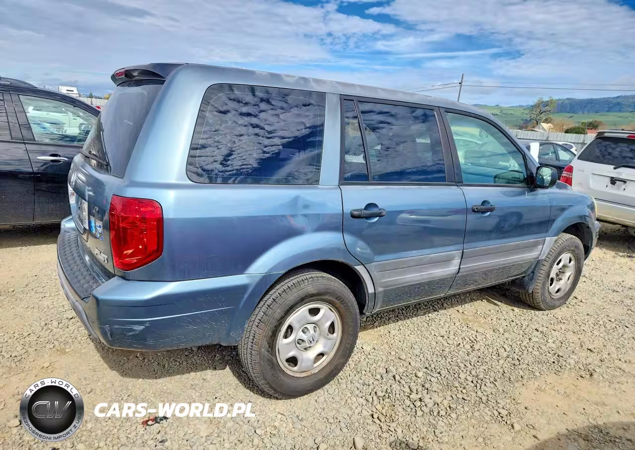 2005 Honda Pilot Lx VIN:2HKYF18145H557606 - 3