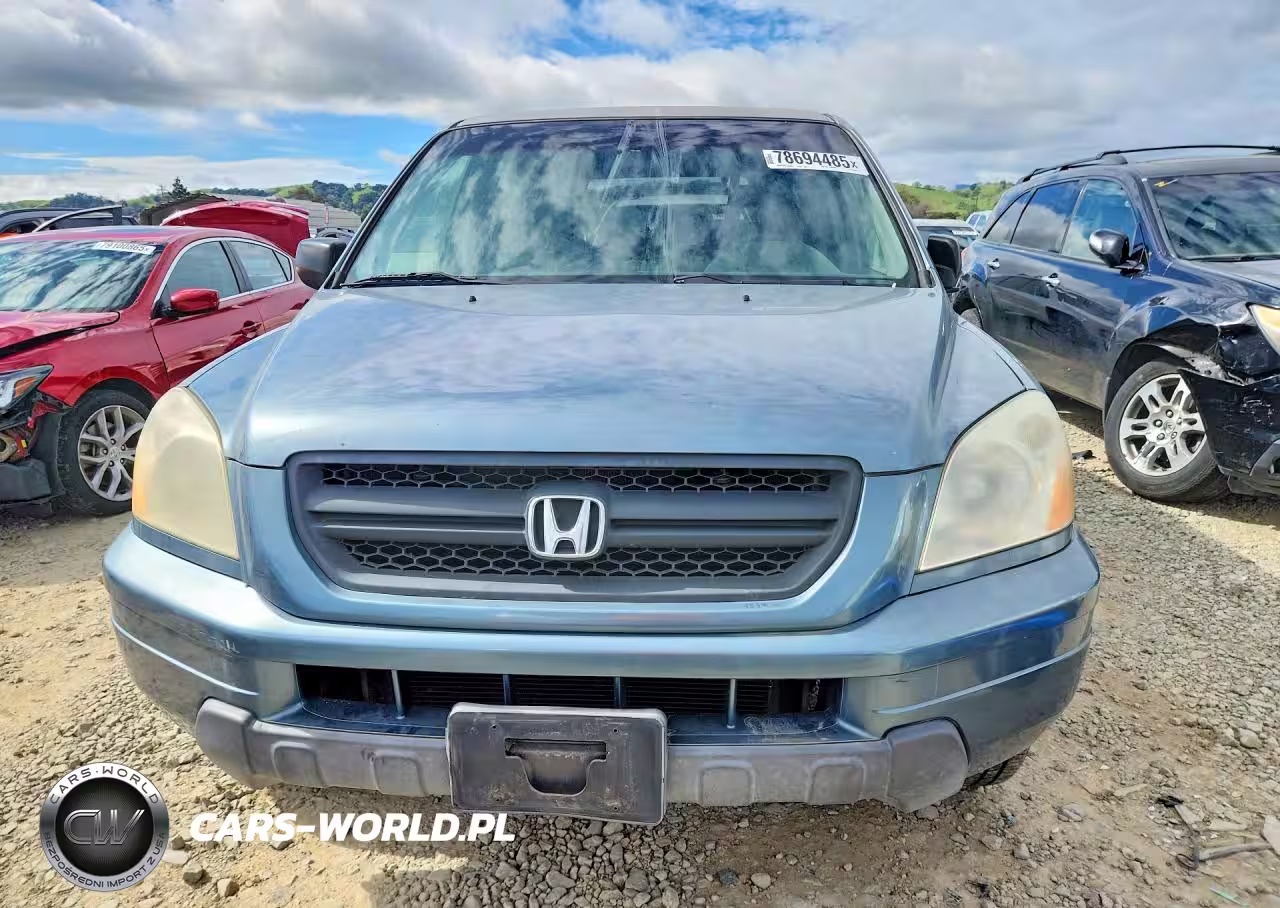 2005 Honda Pilot Lx VIN:2HKYF18145H557606 - 5
