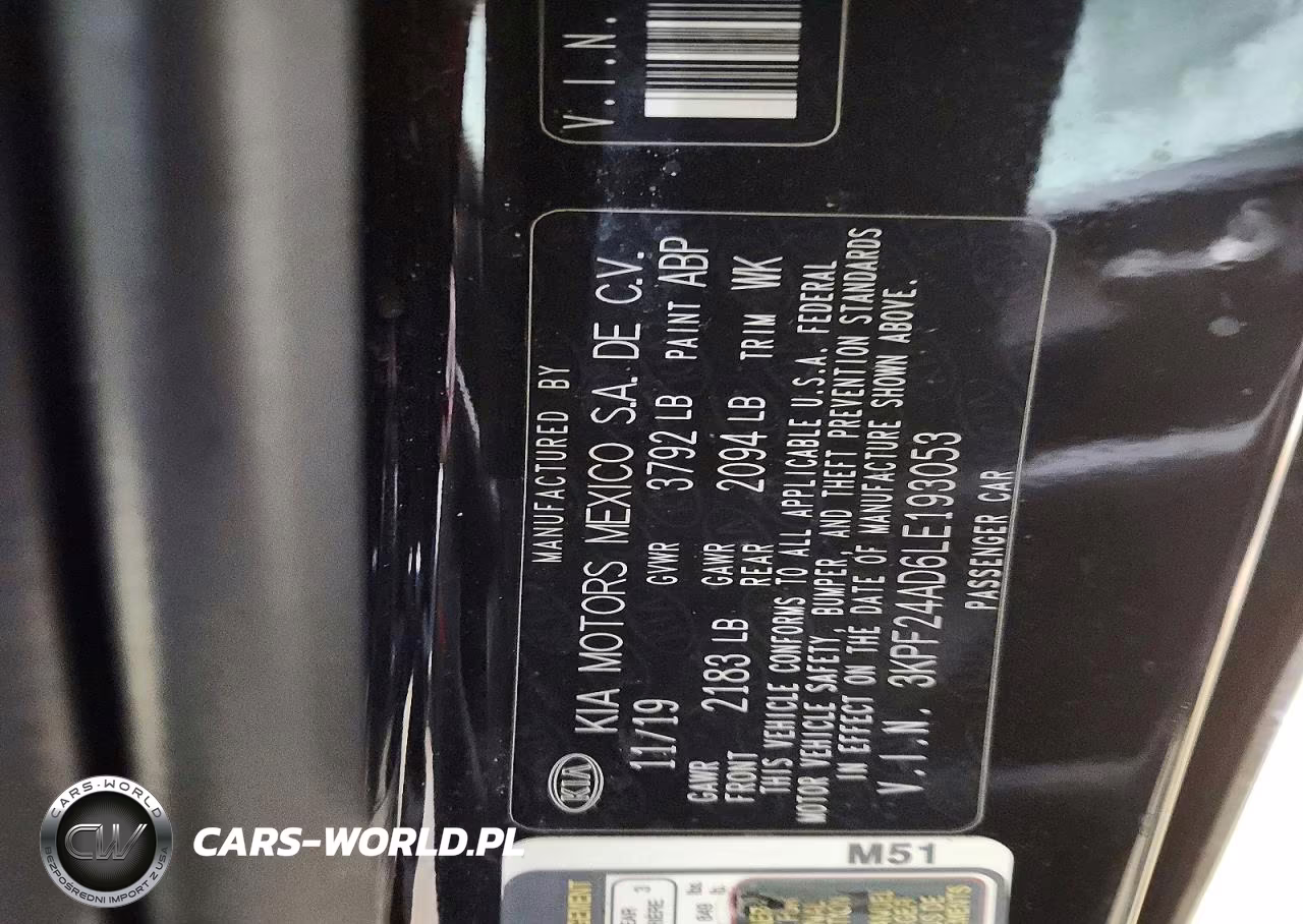 2020 Kia Forte Fe VIN:3KPF24AD6LE193053 - 13