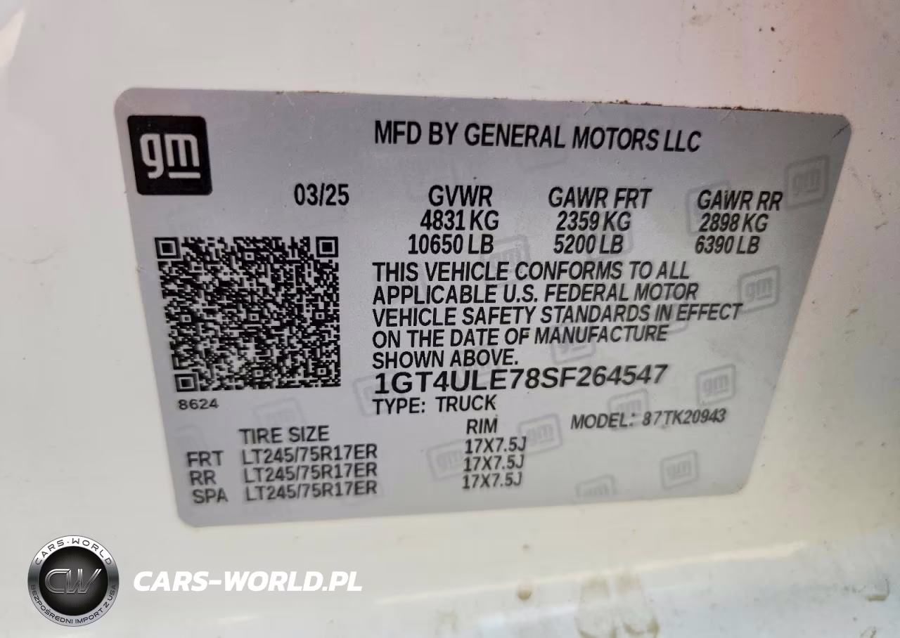 2025 GMC Sierra K2500 Heavy Duty VIN:1GT4ULE78SF264547 - 12