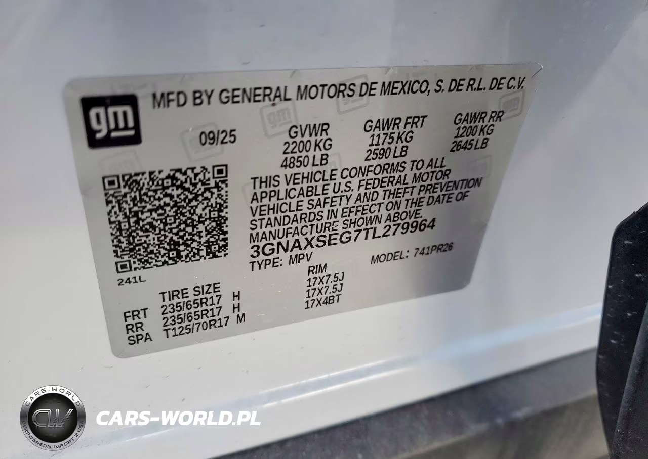 2026 Chevrolet Equinox Activ VIN:3GNAXSEG7TL279964 - 13