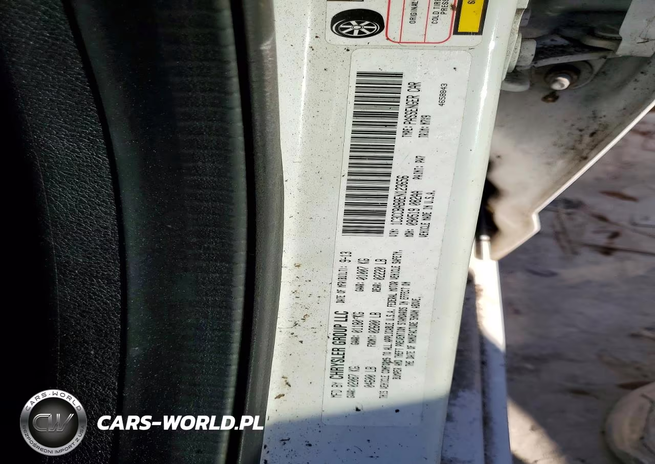 2014 Chrysler 200 Lx VIN:1C3CCBAB8EN123656 - 12