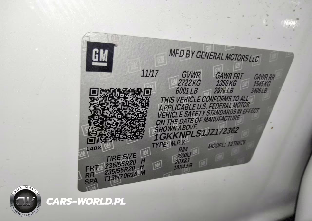 2018 GMC Acadia Denali VIN:1GKKNPLS1JZ172362 - 13