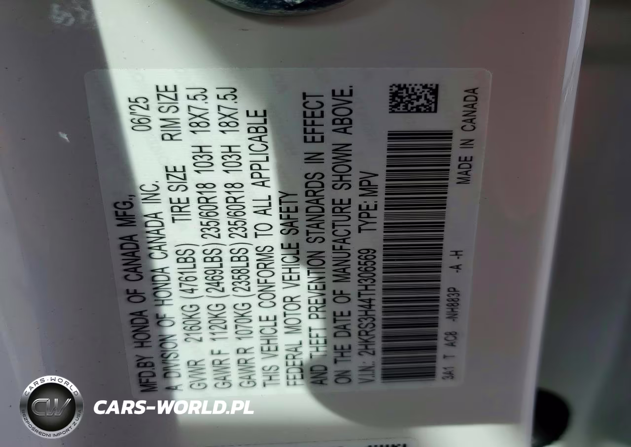 2026 Honda Cr-V Ex VIN:2HKRS3H44TH306569 - 12