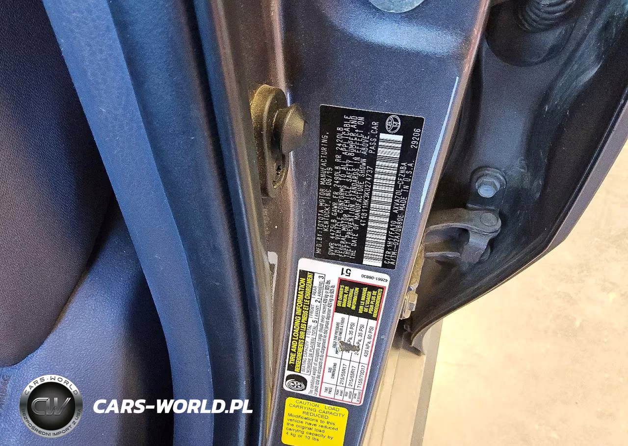 2019 Toyota Camry Le VIN:4T1B11HK3KU274737 - 12