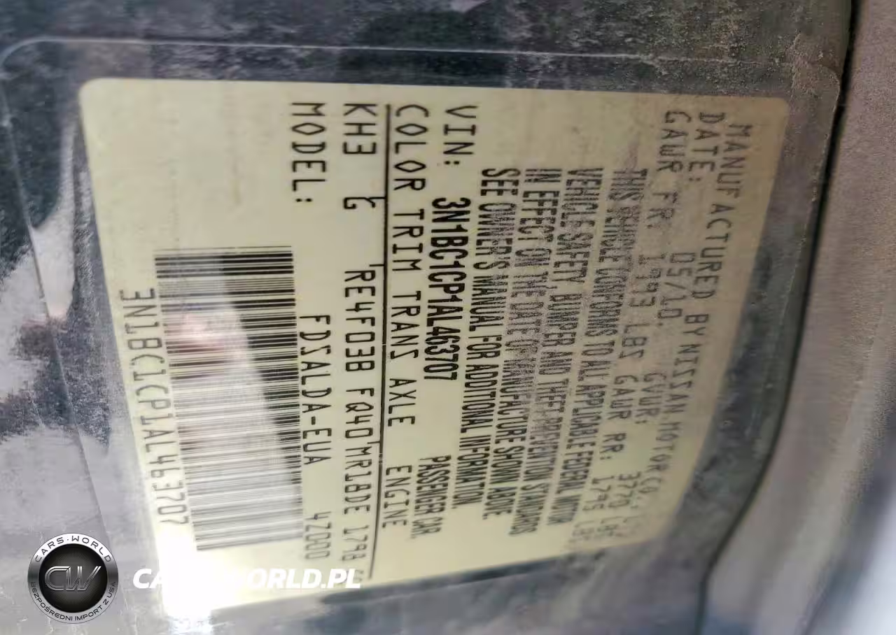 2010 Nissan Versa S VIN:3N1BC1CP1AL463707 - 13