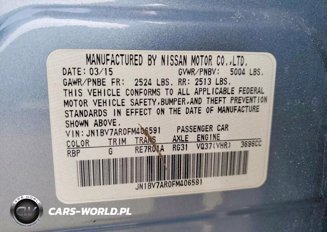 2015 Infiniti Q50 Premium VIN:JN1BV7AR0FM406591 - 12