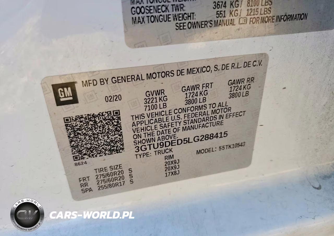 2020 GMC Sierra K1500 Slt VIN:3GTU9DED5LG288415 - 12