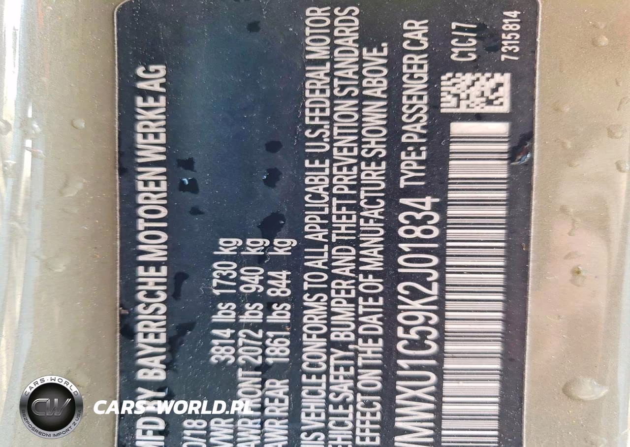 2019 Mini Cooper VIN:WMWXU1C59K2J01834 - 13