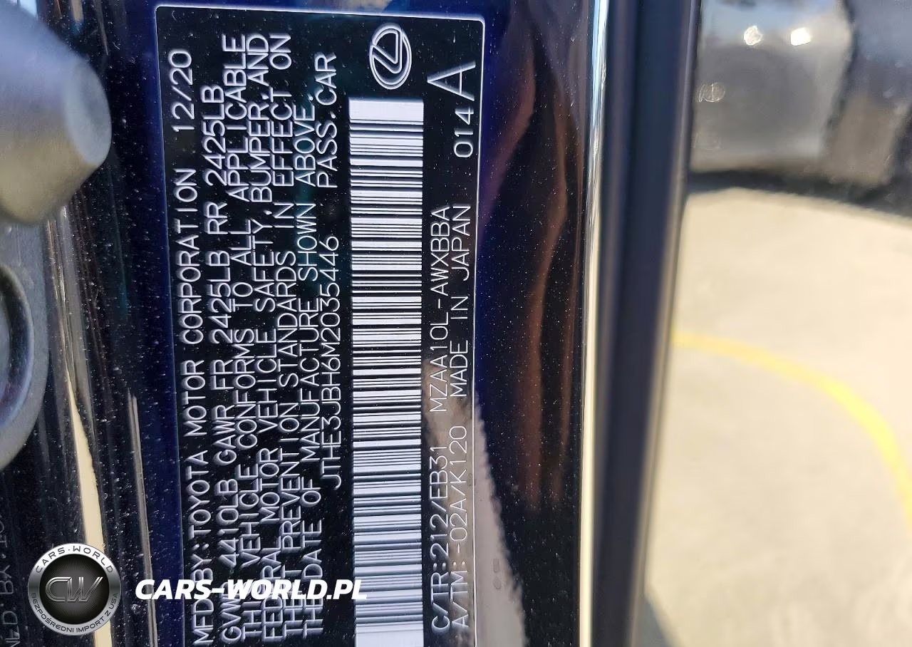 2021 Lexus Ux 200 F Sport VIN:JTHE3JBH6M2035446 - 13