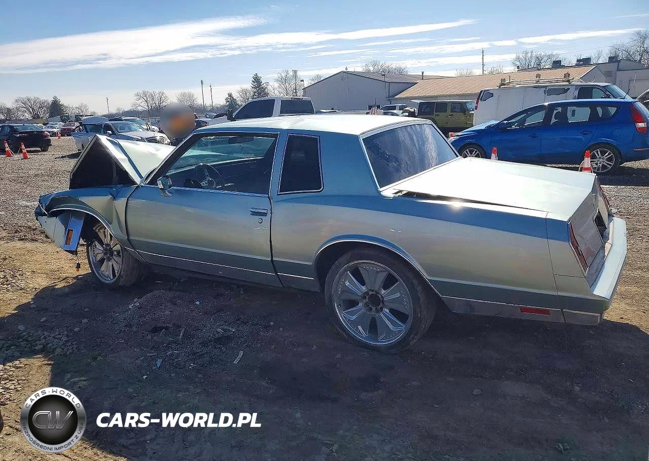 1981 Chevrolet Monte Carlo VIN:1G1AZ37K9BK485421 - 2
