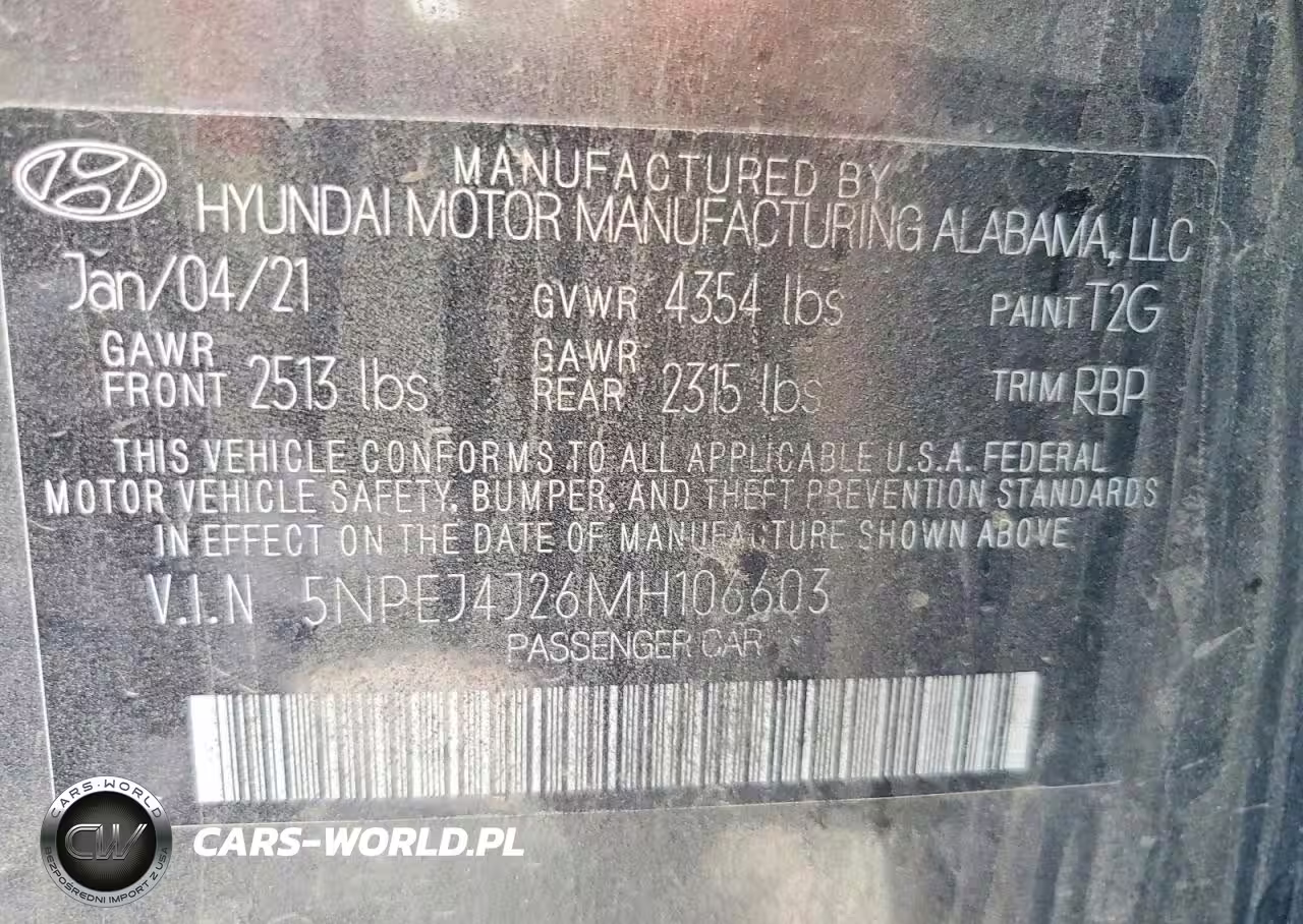2021 Hyundai Sonata Sel Plus VIN:5NPEJ4J26MH106603 - 13
