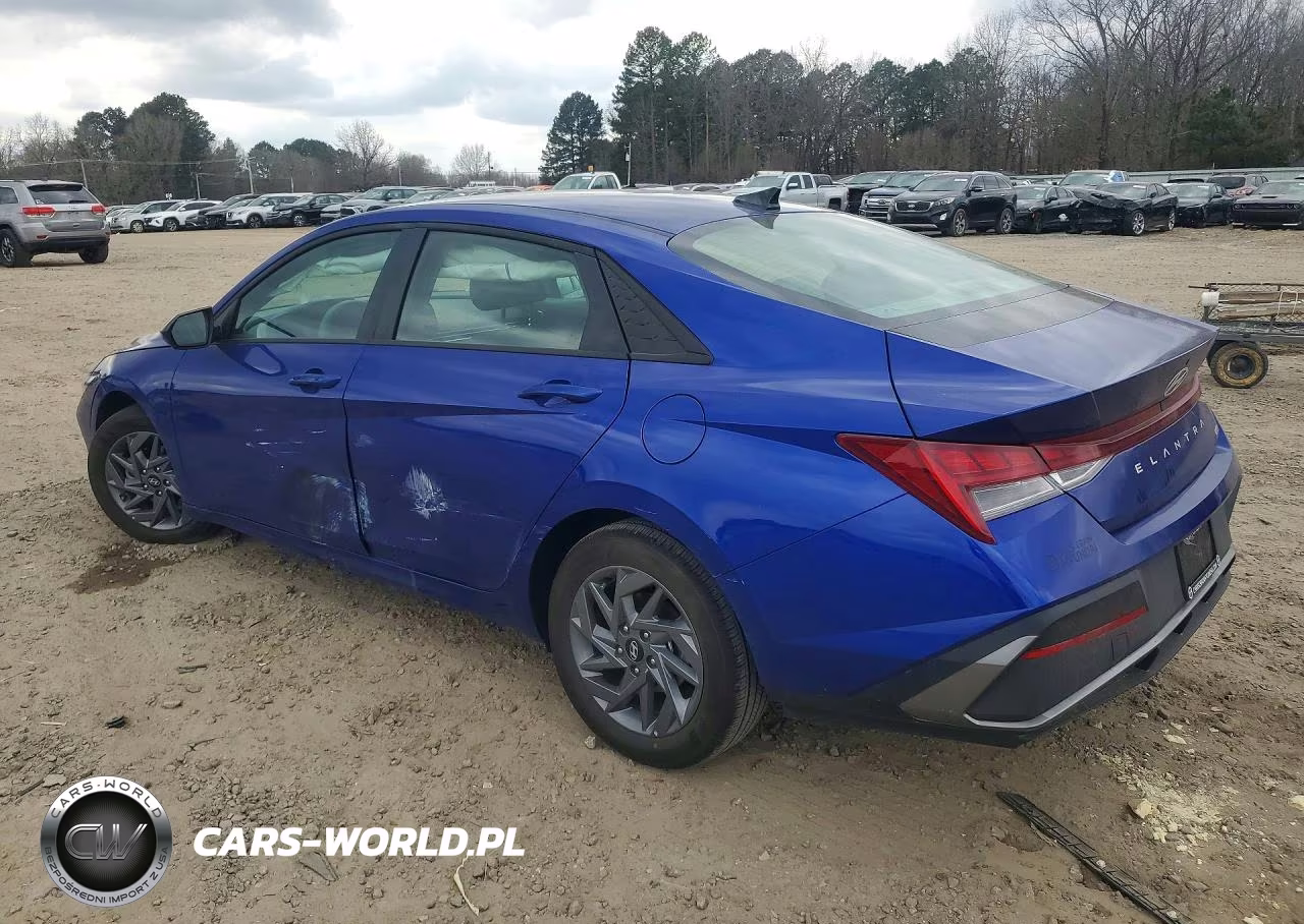2025 Hyundai Elantra Hybrid Blue VIN:KMHLM4DJ7SU178264 - 2