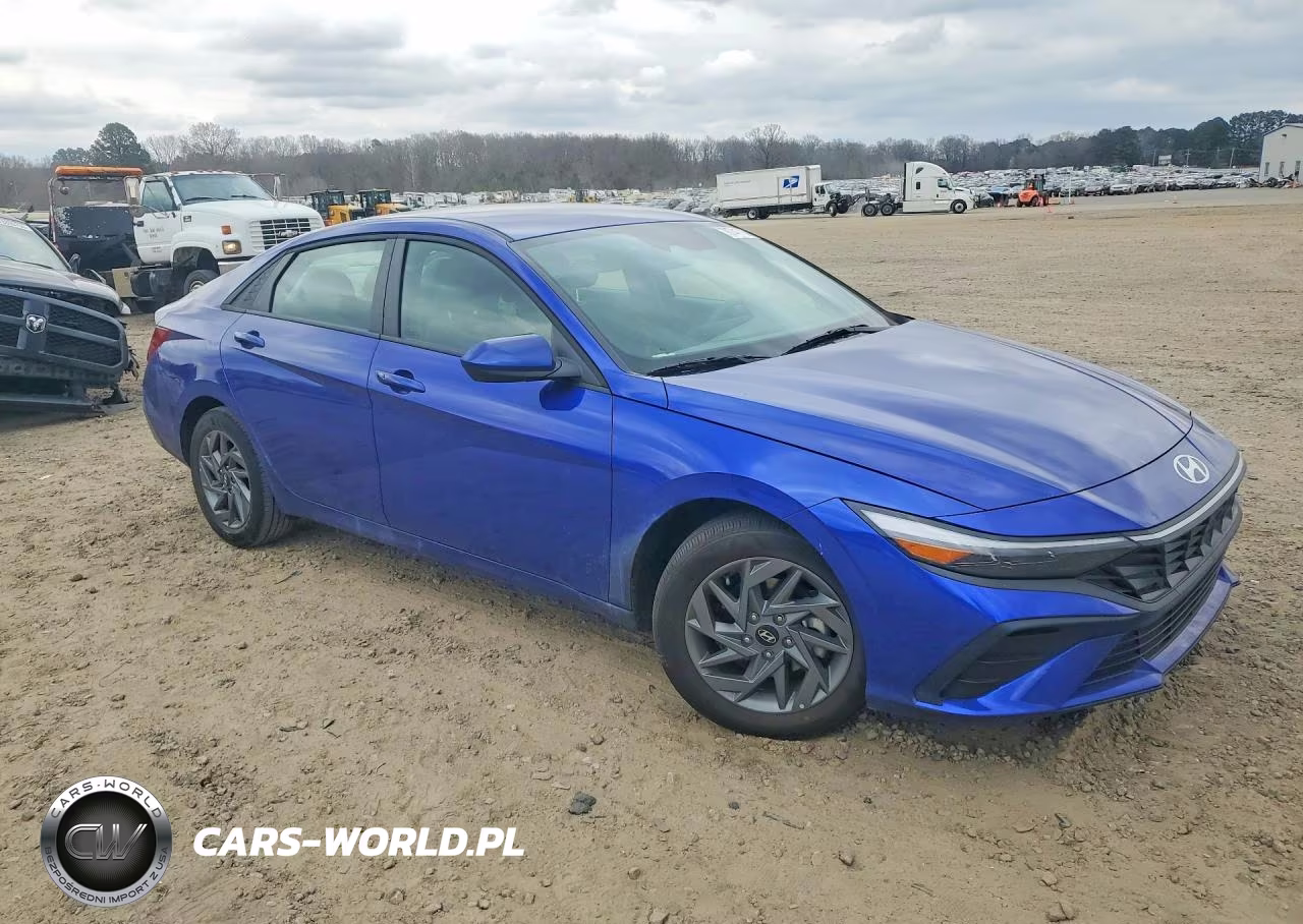 2025 Hyundai Elantra Hybrid Blue VIN:KMHLM4DJ7SU178264 - 4
