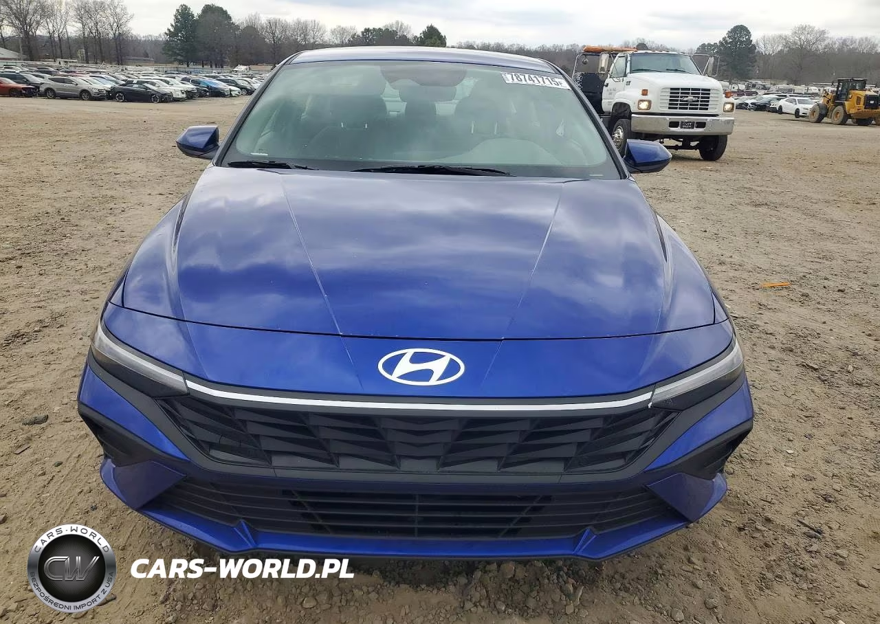 2025 Hyundai Elantra Hybrid Blue VIN:KMHLM4DJ7SU178264 - 5