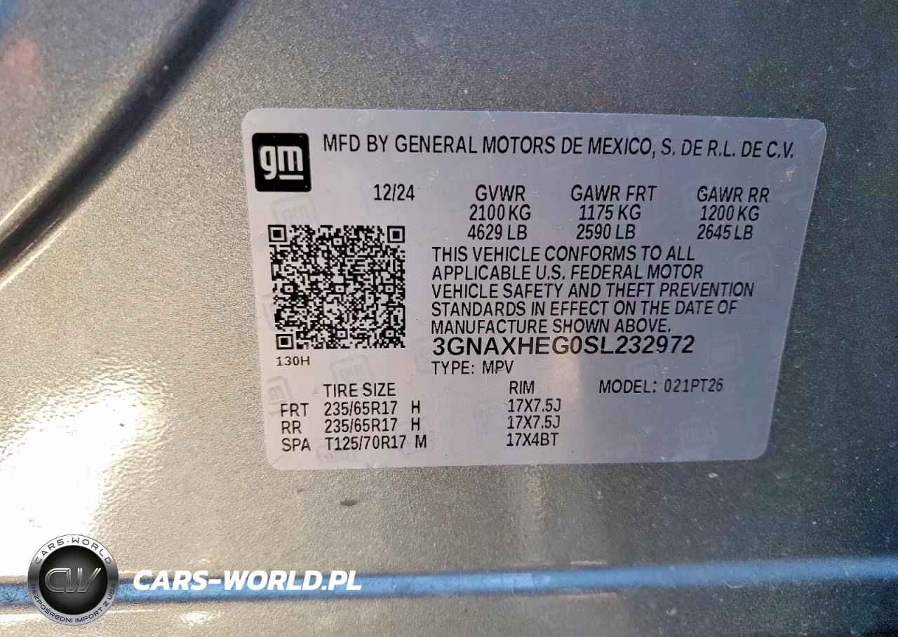 2025 Chevrolet Equinox Lt VIN:3GNAXHEG0SL232972 - 13