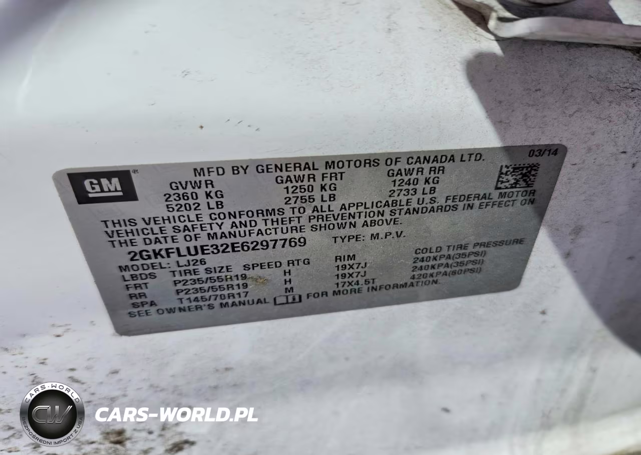 2014 GMC Terrain Denali VIN:2GKFLUE32E6297769 - 13