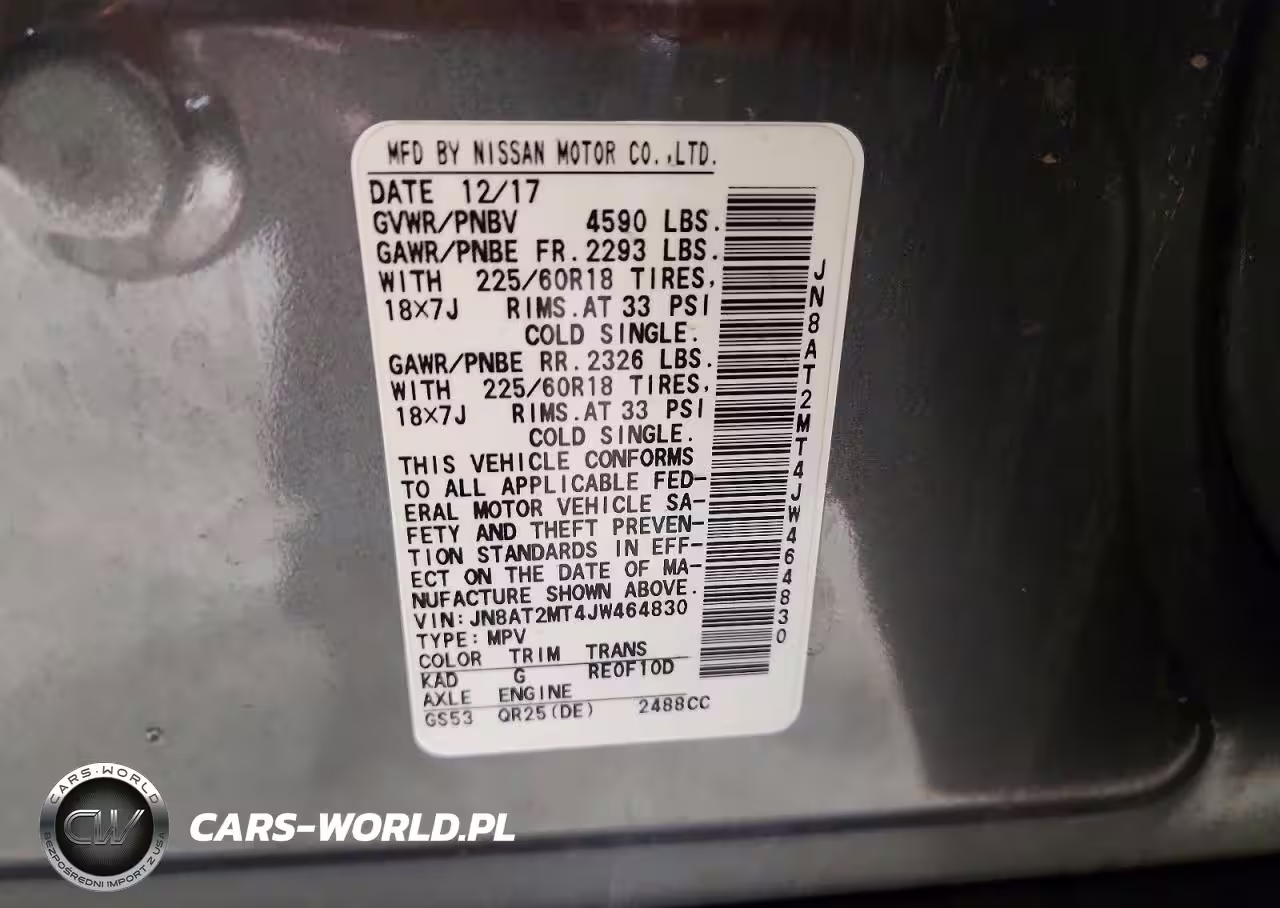 2018 Nissan Rogue S VIN:JN8AT2MT4JW464830 - 13