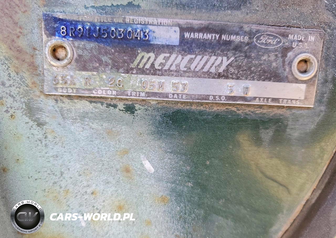 1968 Mercury Cougar VIN:8R91J503043 - 12